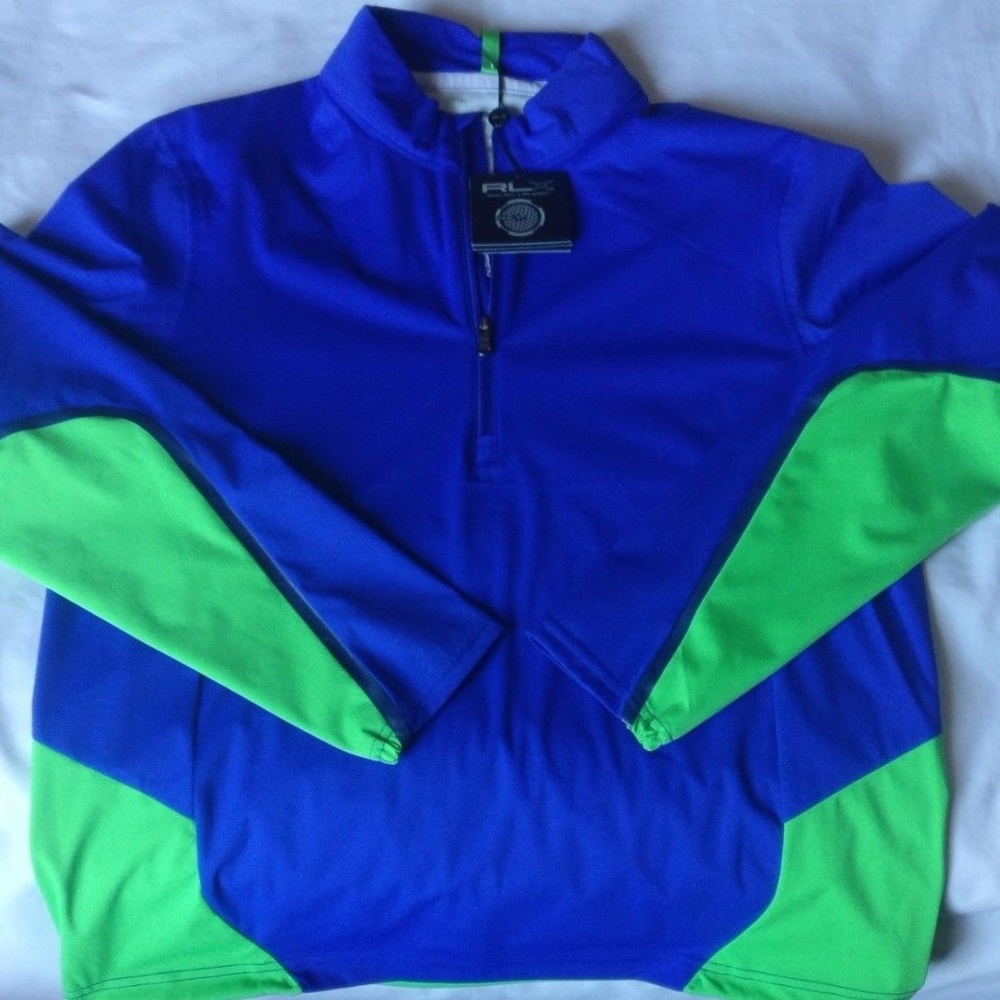 Rlx Ralph Lauren Half Zip Golf Performance Jacket